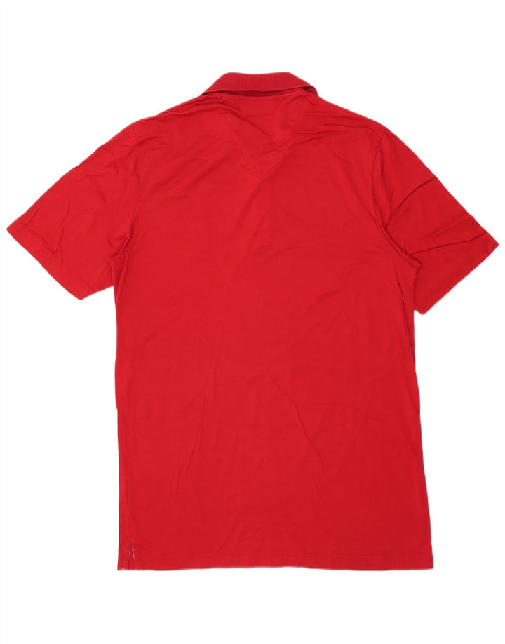 Chaps Mens Golf Polo Shirt Small Red Cotton