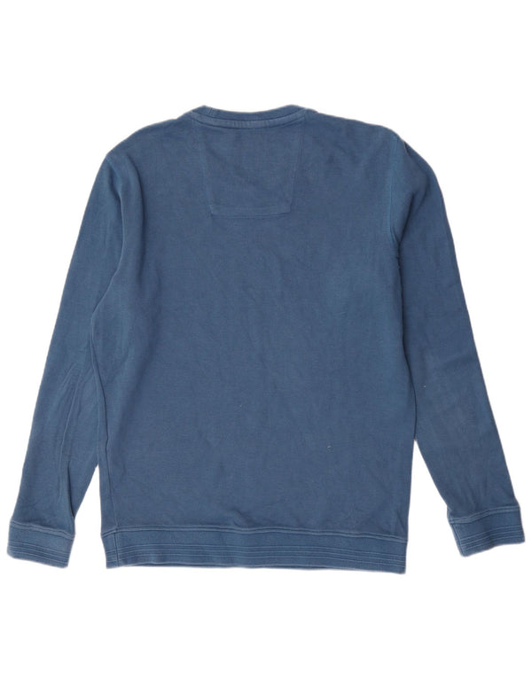 Crew Clothing Mens Crew Neck Jumper Sweater Large Blue Cotton