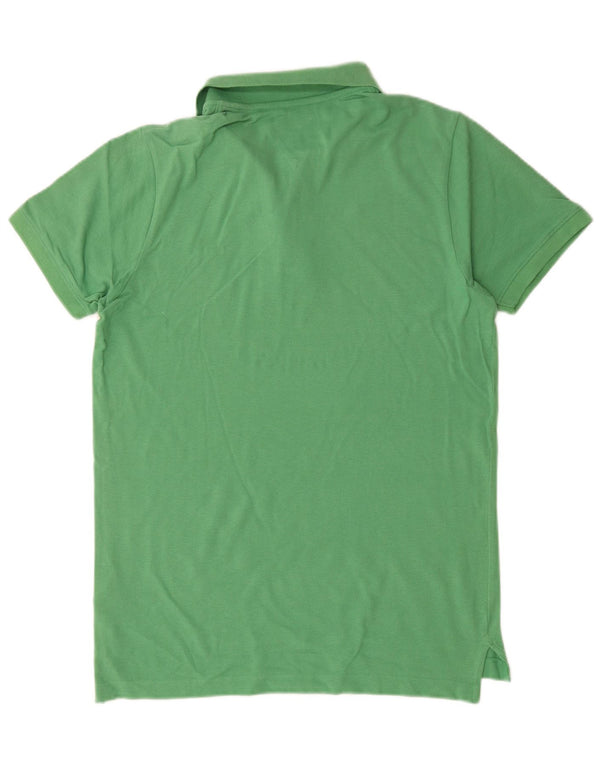 Tommy Hilfiger Mens Polo Shirt Medium Green Cotton