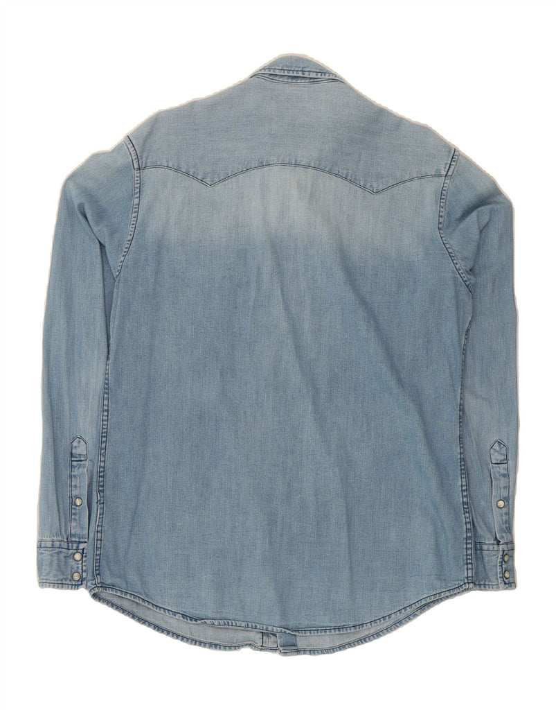 ESPRIT Mens Denim Shirt Large Blue Vintage Esprit and Second-Hand Esprit from Messina Hembry 
