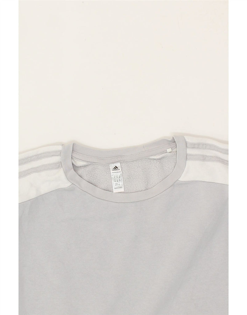 ADIDAS Mens Sweatshirt Jumper XS Blue Cotton Vintage Adidas and Second-Hand Adidas from Messina Hembry 