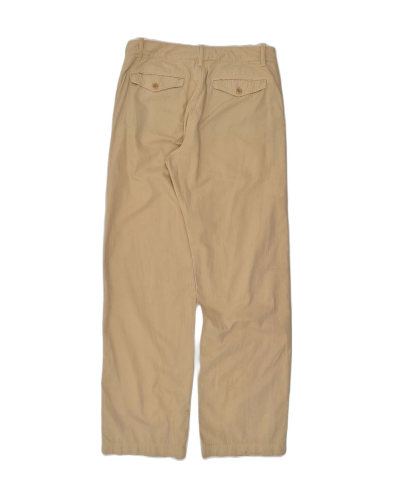 BANANA REPUBLIC Mens Garment Dyed Casual Trousers W32 L34 Beige Cotton | Vintage Banana Republic | Thrift | Second-Hand Banana Republic | Used Clothing | Messina Hembry 