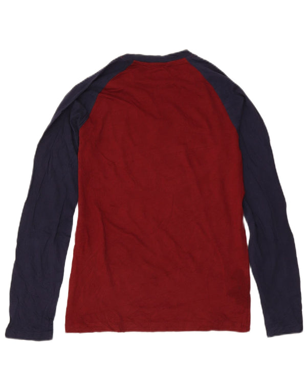 NHL Boys Graphic Top Long Sleeve 14-15 Years Large Burgundy