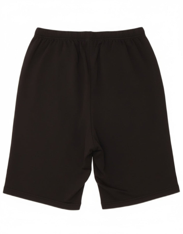 Asics Womens Graphic Sport Shorts UK 16 Large  Black Polyester