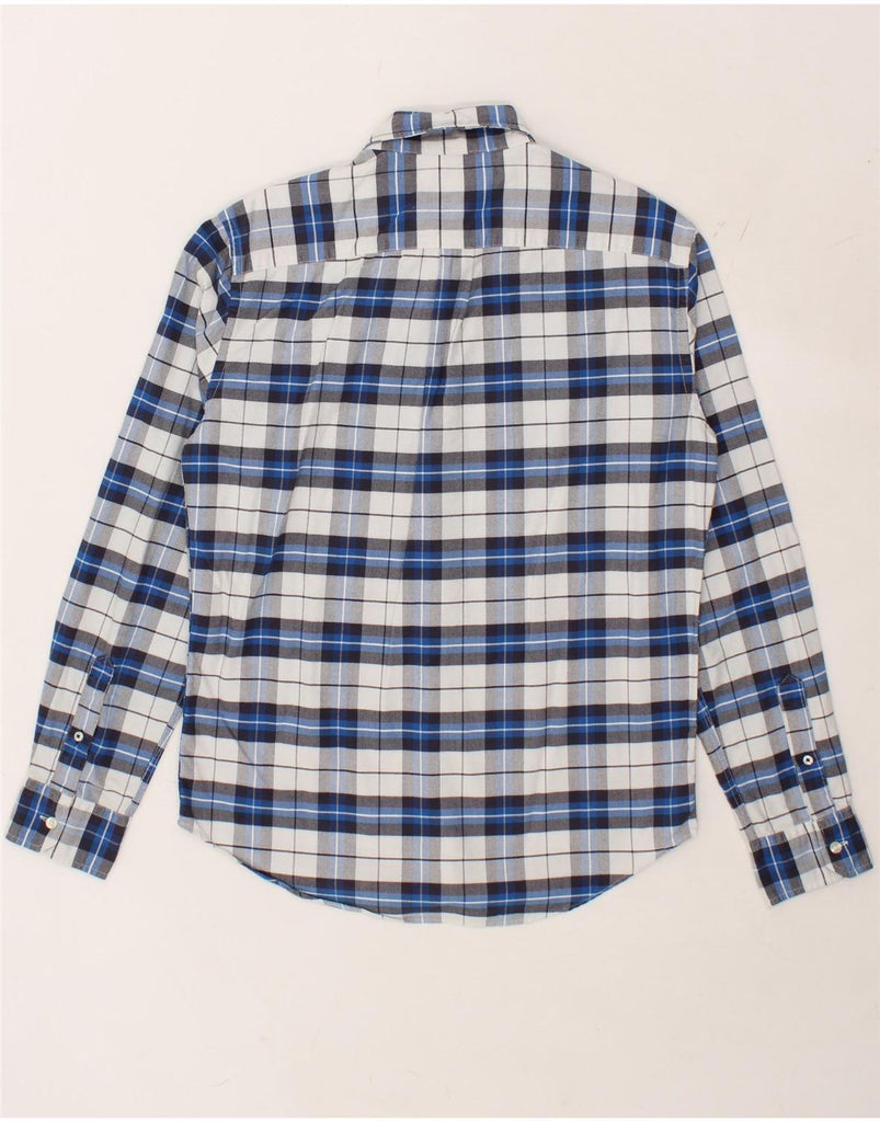 AMERICAN EAGLE Mens Classic Fit Flannel Shirt Small Blue Check Cotton Vintage American Eagle and Second-Hand American Eagle from Messina Hembry 