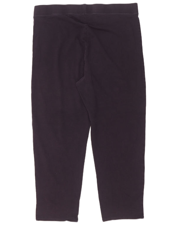 Marks & Spencer Womens Leggings UK 22 3XL Navy Blue Cotton
