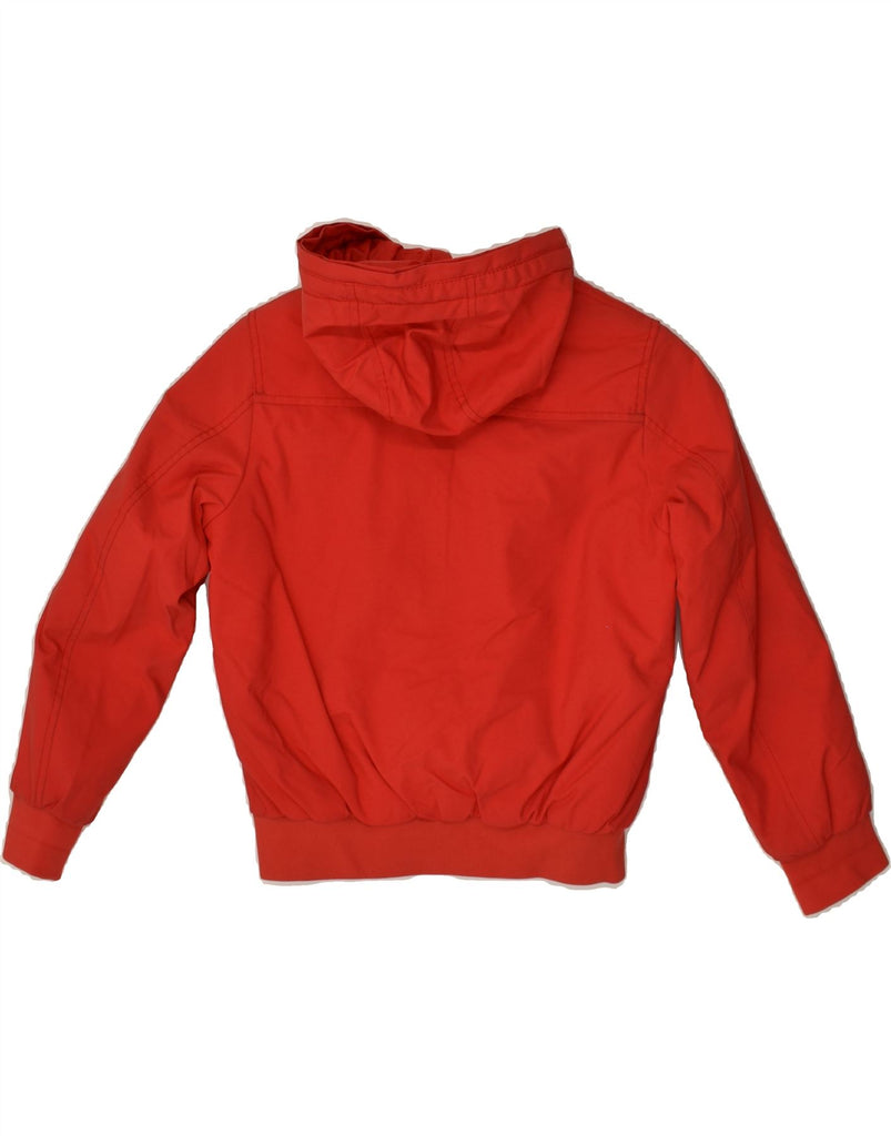 NAPAPIJRI Boys Hooded Bomber Padded Jacket 7-8 Years Red Polyester | Vintage Napapijri | Thrift | Second-Hand Napapijri | Used Clothing | Messina Hembry 