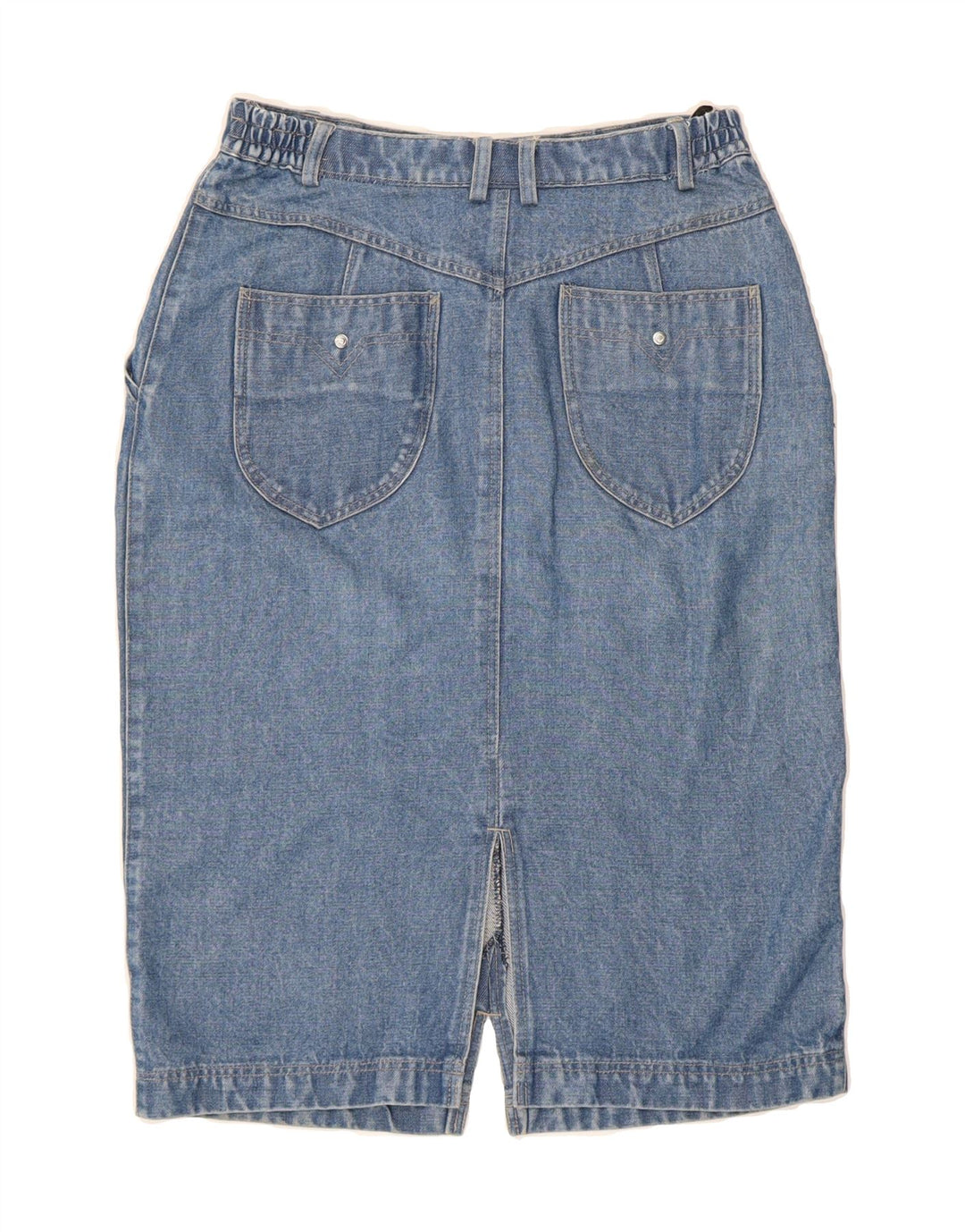 LA STRADA Womens by Sievers Denim Skirt EU 38 Medium W28 Blue Tencel Vintage La Strada and Second-Hand La Strada from Messina Hembry 