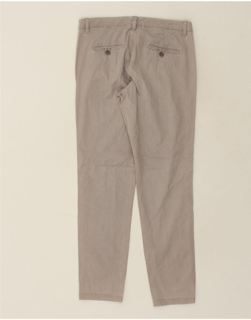 BENETTON Womens Slim Chino Trousers UK 10 Small W30 L29  Grey | Vintage Benetton | Thrift | Second-Hand Benetton | Used Clothing | Messina Hembry 