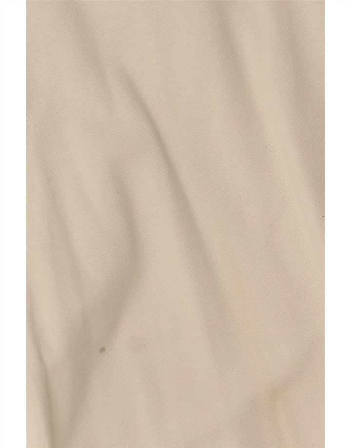 Moschino Mens Polo Shirt Medium White Cotton