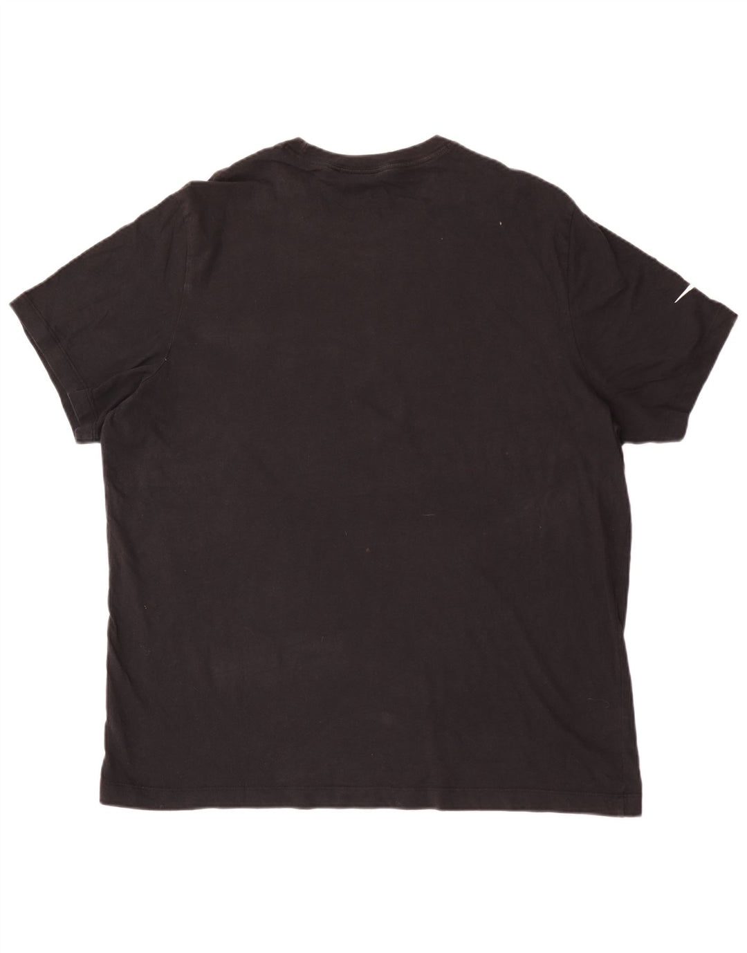 NIKE Mens T-Shirt Top 2XL Black Cotton