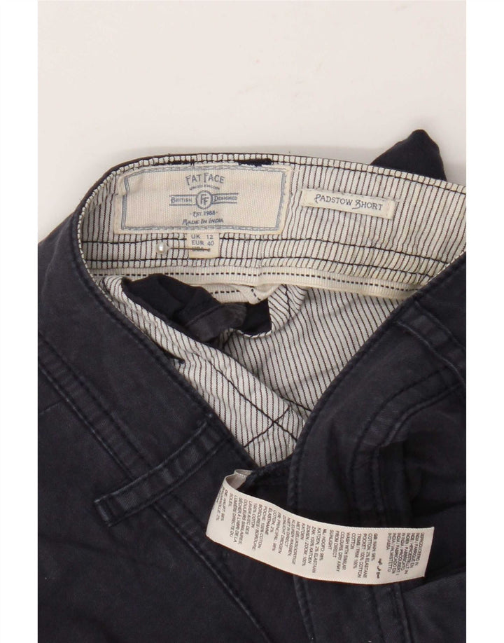 Fat Face Womens Padstow Regular Chino Shorts UK 12 Medium W32 L5 Navy Blue