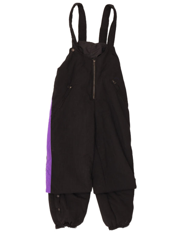 Vintage Womens Ski Jumpsuit XL W38 L30 Black Colourblock