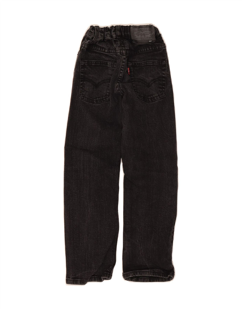 LEVI'S Boys Straight Jeans 5-6 Years W20 L20 Black Cotton Vintage Levi's and Second-Hand Levi's from Messina Hembry 