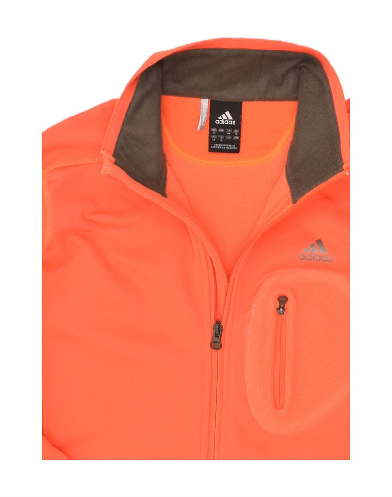 ADIDAS Womens Clima 365 Tracksuit Top Jacket UK 20 2XL Orange Polyester | Vintage Adidas | Thrift | Second-Hand Adidas | Used Clothing | Messina Hembry 