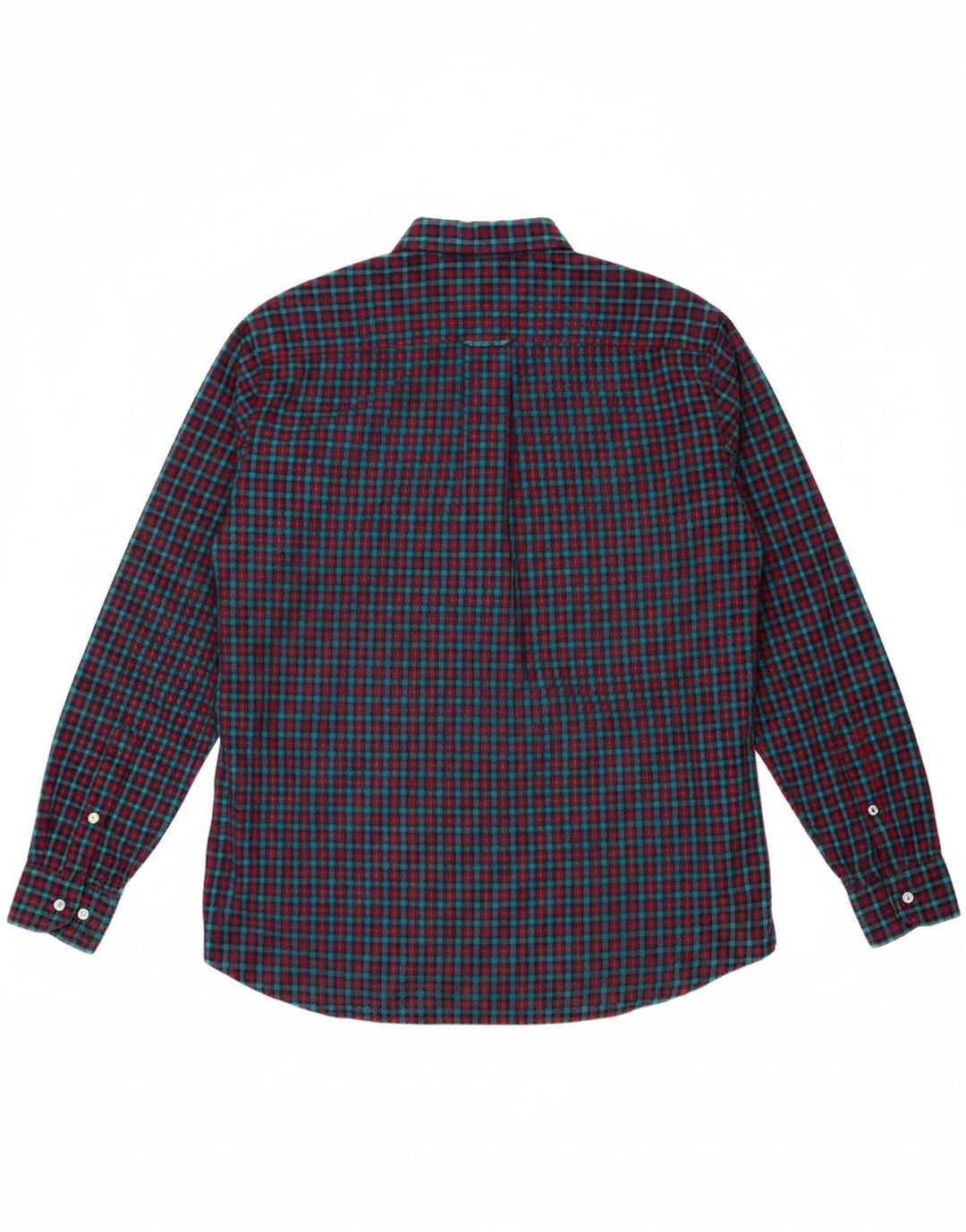 TOMMY HILFIGER Mens Regular Fit Shirt Medium Red Check Cotton