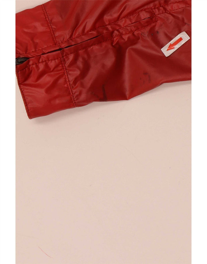 Refrigiwear Womens Hooded Rain Jacket IT 38 XS Red Polyester