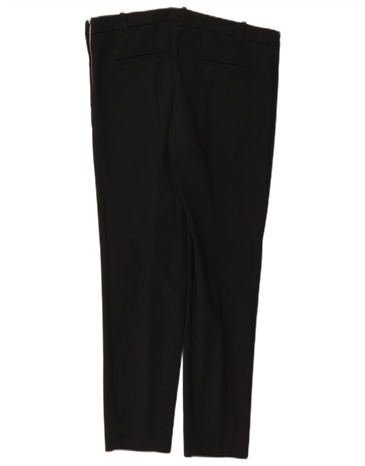 ZARA Womens Slim Casual Trousers Large W30 L27 Black