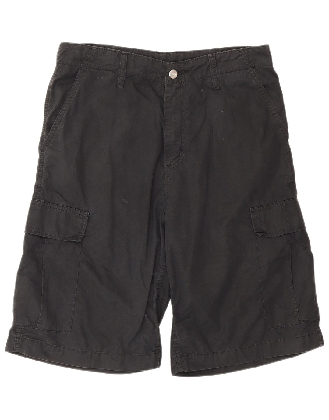 Carhartt Mens Cargo Shorts W29 Small Black Cotton