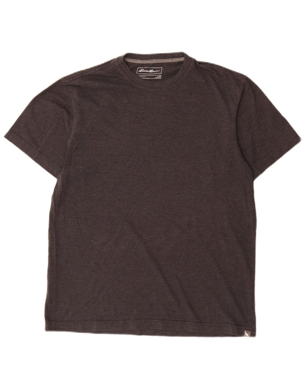 Eddie Bauer Mens T-Shirt Top Medium Grey Cotton