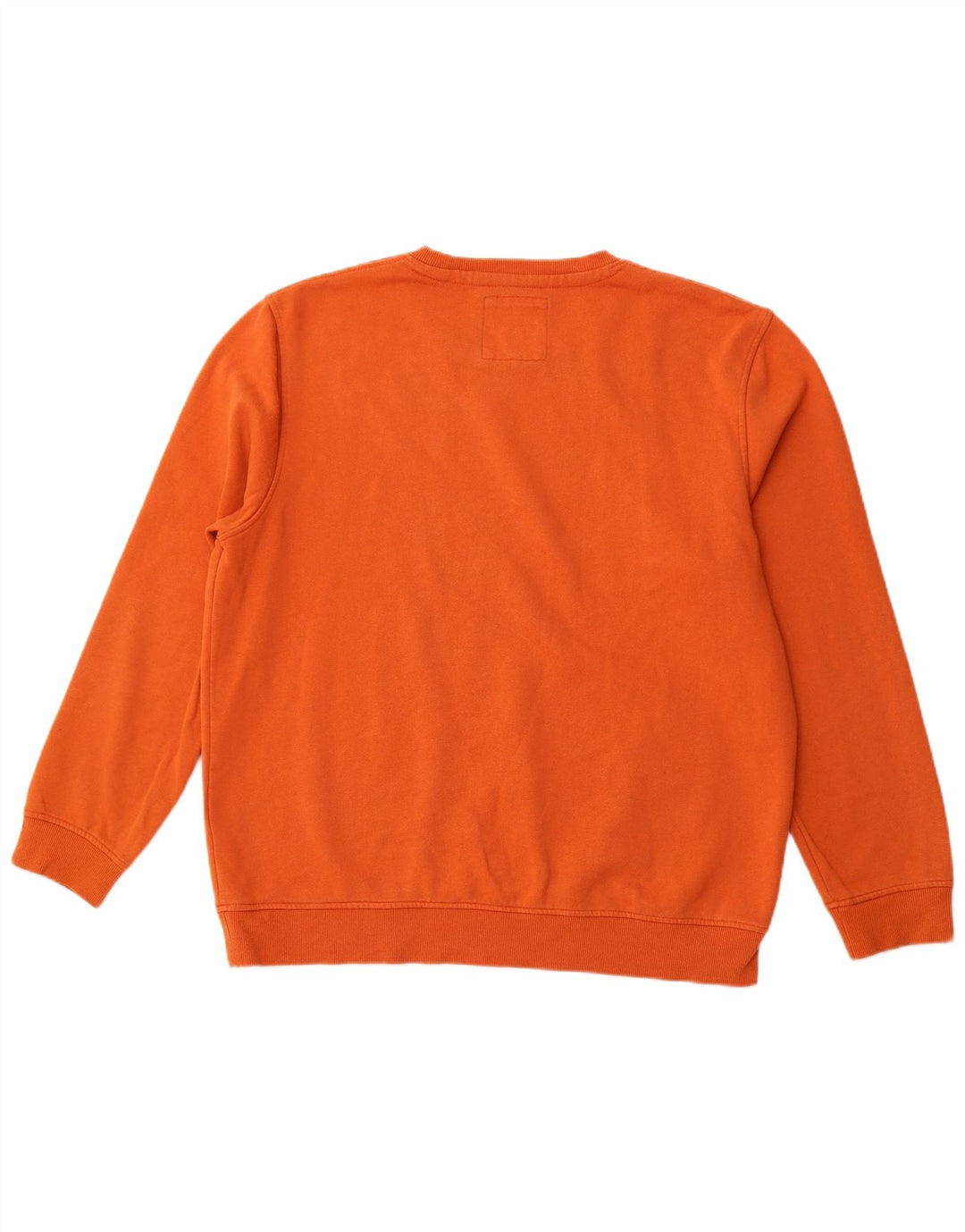 CREW CLOTHING Mens Sweatshirt Jumper 2XL Orange Cotton