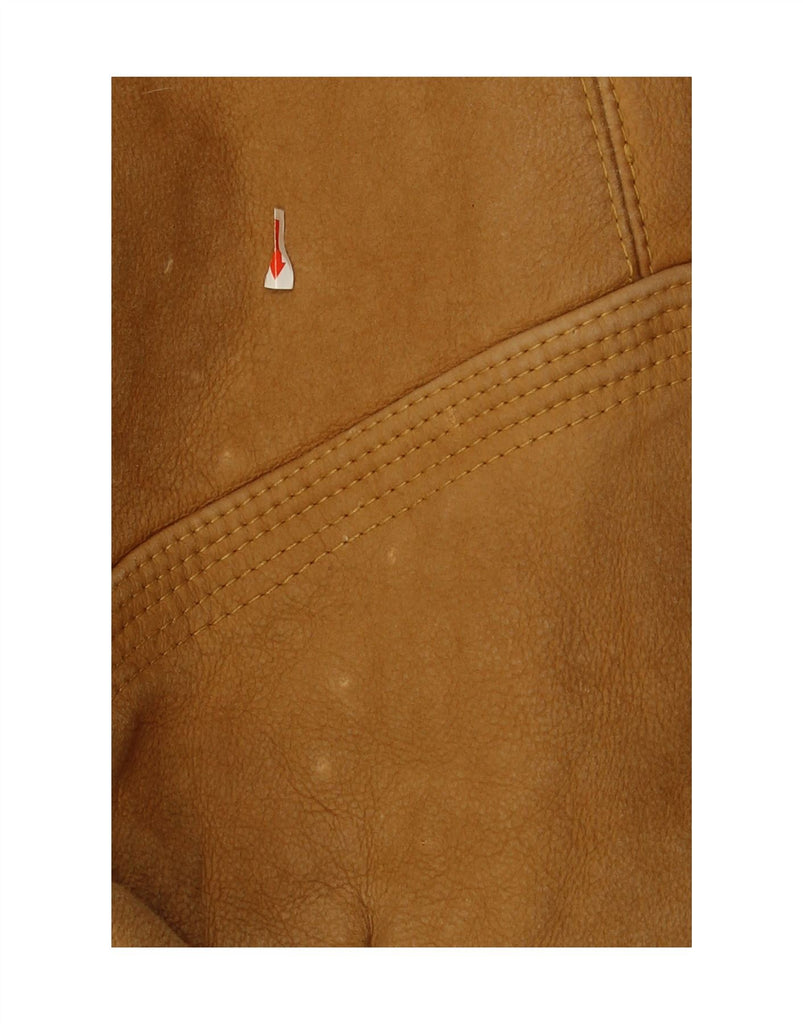 JEAN GABRIEL Mens Shearling Jacket IT 46 Small Brown Shearling Vintage Jean Gabriel and Second-Hand Jean Gabriel from Messina Hembry 