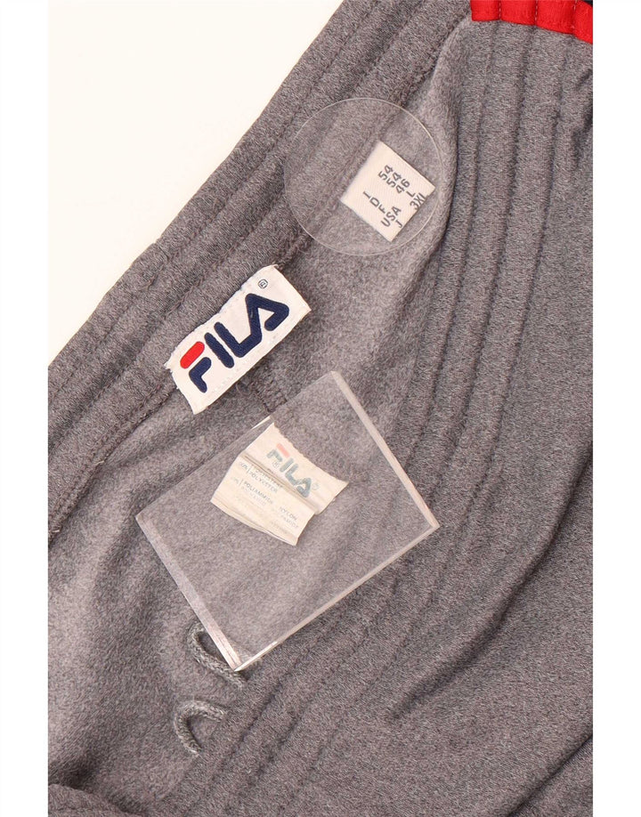 Fila Mens Tracksuit Trousers Large  Grey Colourblock Polyester
