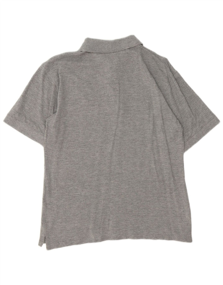 LOTTO Mens Polo Shirt Large Grey Flecked