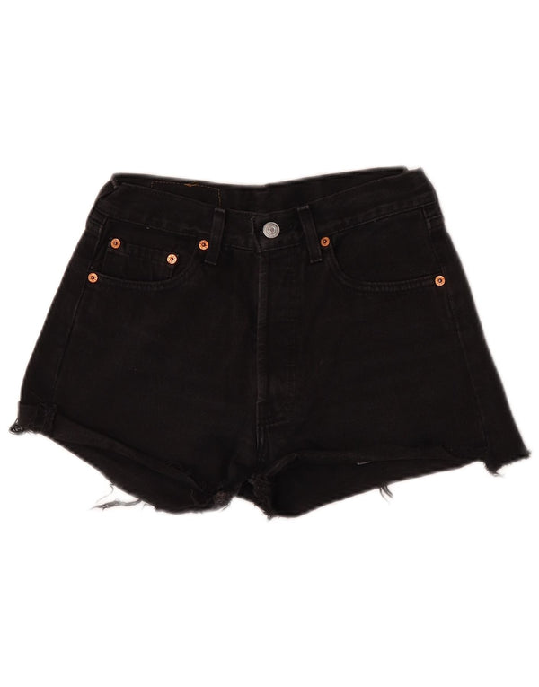 Levi's Womens 501 Denim Shorts W28 Medium Black