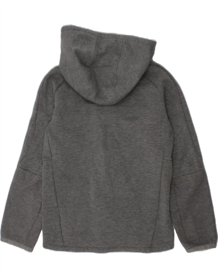 PUMA Boys Zip Hoodie Sweater 11-12 Years Grey Cotton Vintage Puma and Second-Hand Puma from Messina Hembry 