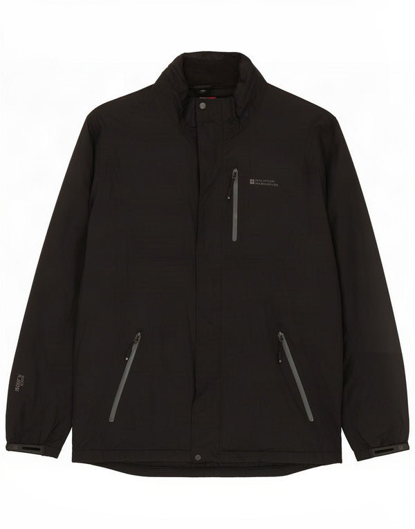 Mountain Warehouse Mens Rain Jacket UK 42 XL Black Polyester