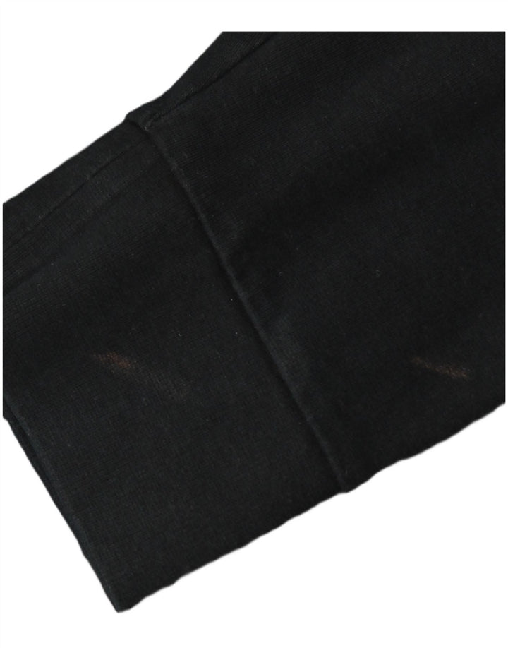 Dkny Mens Tracksuit Top Jacket Medium Black Colourblock Cotton