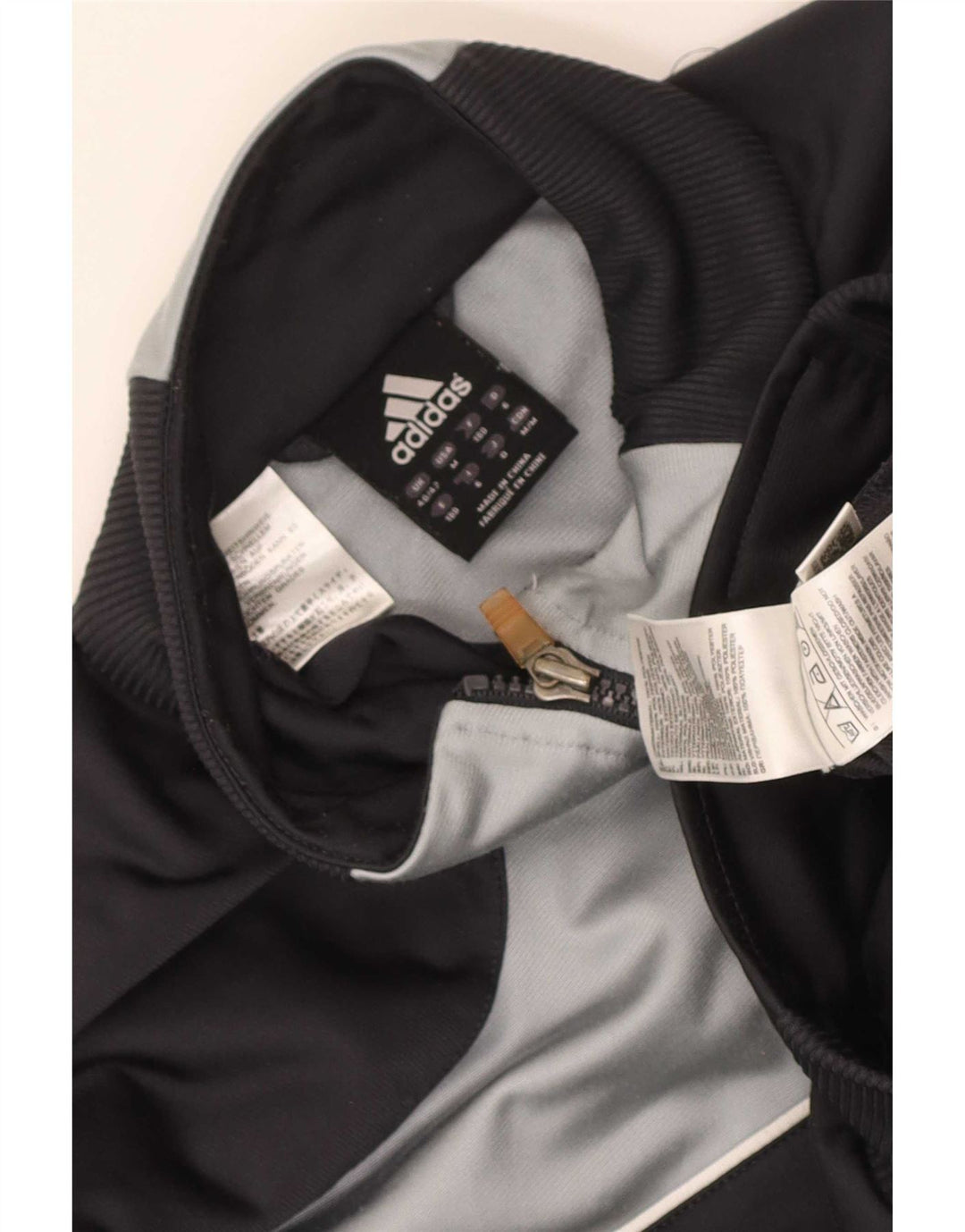 Adidas Mens Graphic Tracksuit Top Jacket UK 40/42 Medium Black Colourblock