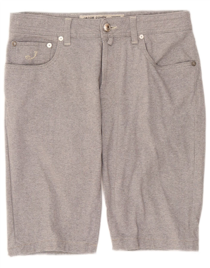 Jacob Cohen Mens Casual Shorts W32 Medium Grey Cotton