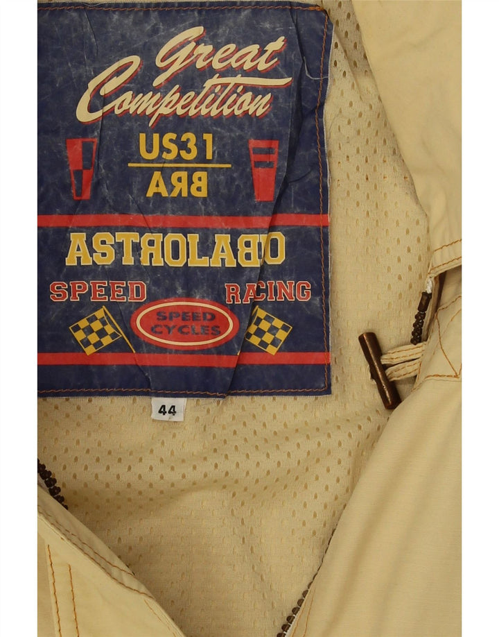 Astrolabio Womens Utility Jacket IT 44 Medium Yellow