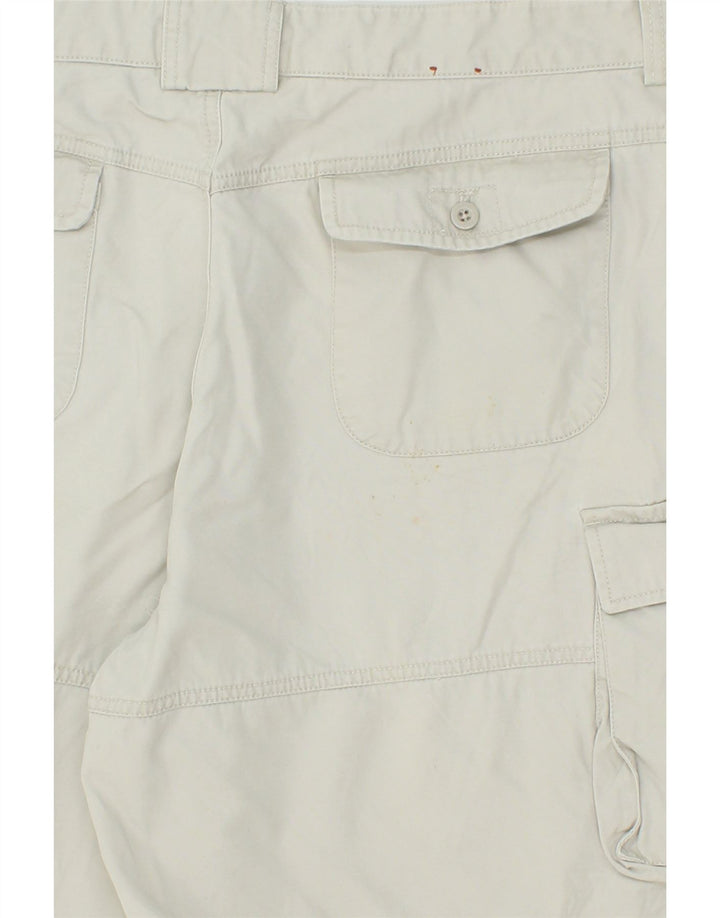 IZOD Mens Cargo Shorts W40 XL Grey Cotton Vintage Izod and Second-Hand Izod from Messina Hembry 