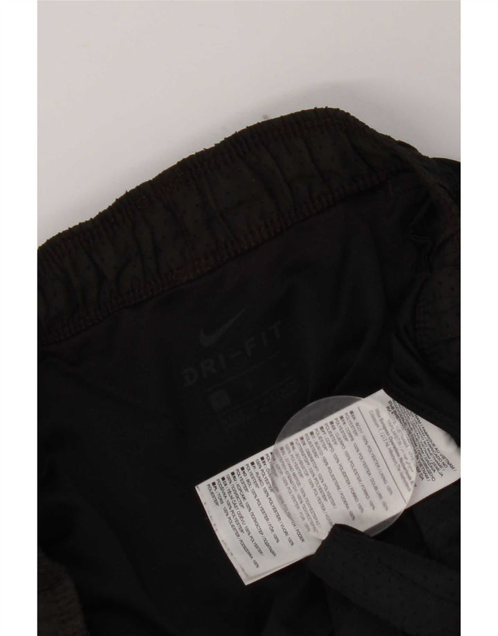 Nike Womens Dri Fit Sport Shorts UK 16 Large Black Polyester