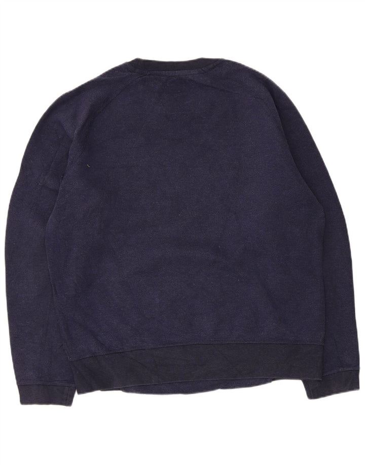 Nike Mens Sweatshirt Jumper Medium Navy Blue Cotton