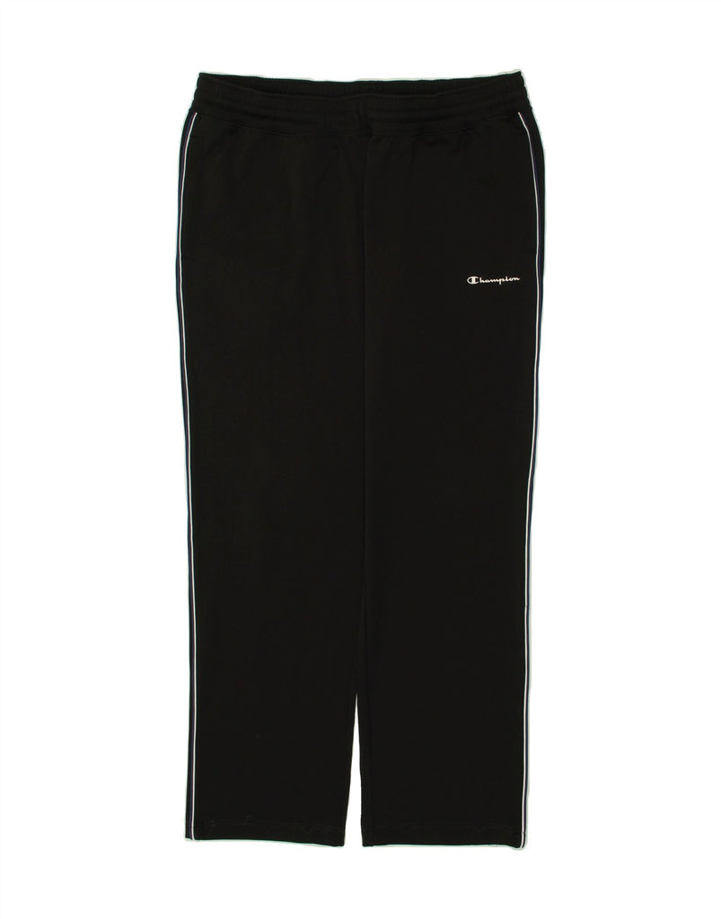 CHAMPION Mens Tracksuit Trousers XL Black Polyester Vintage Champion and Second-Hand Champion from Messina Hembry 