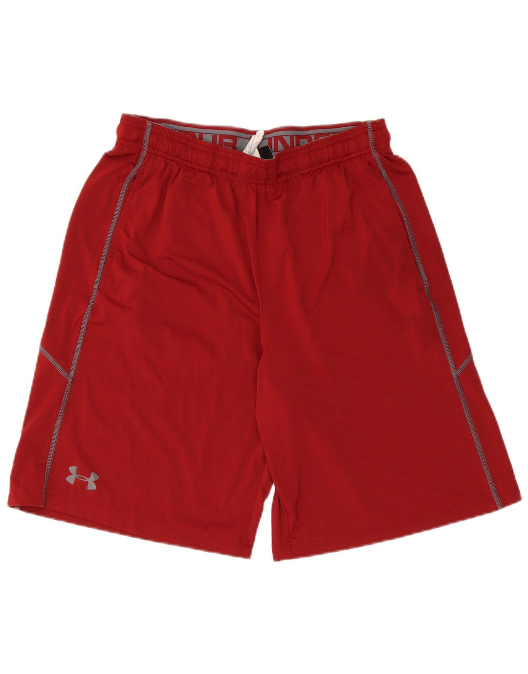 Under Armour Mens Heat Gear Sport Shorts Medium Maroon Polyester