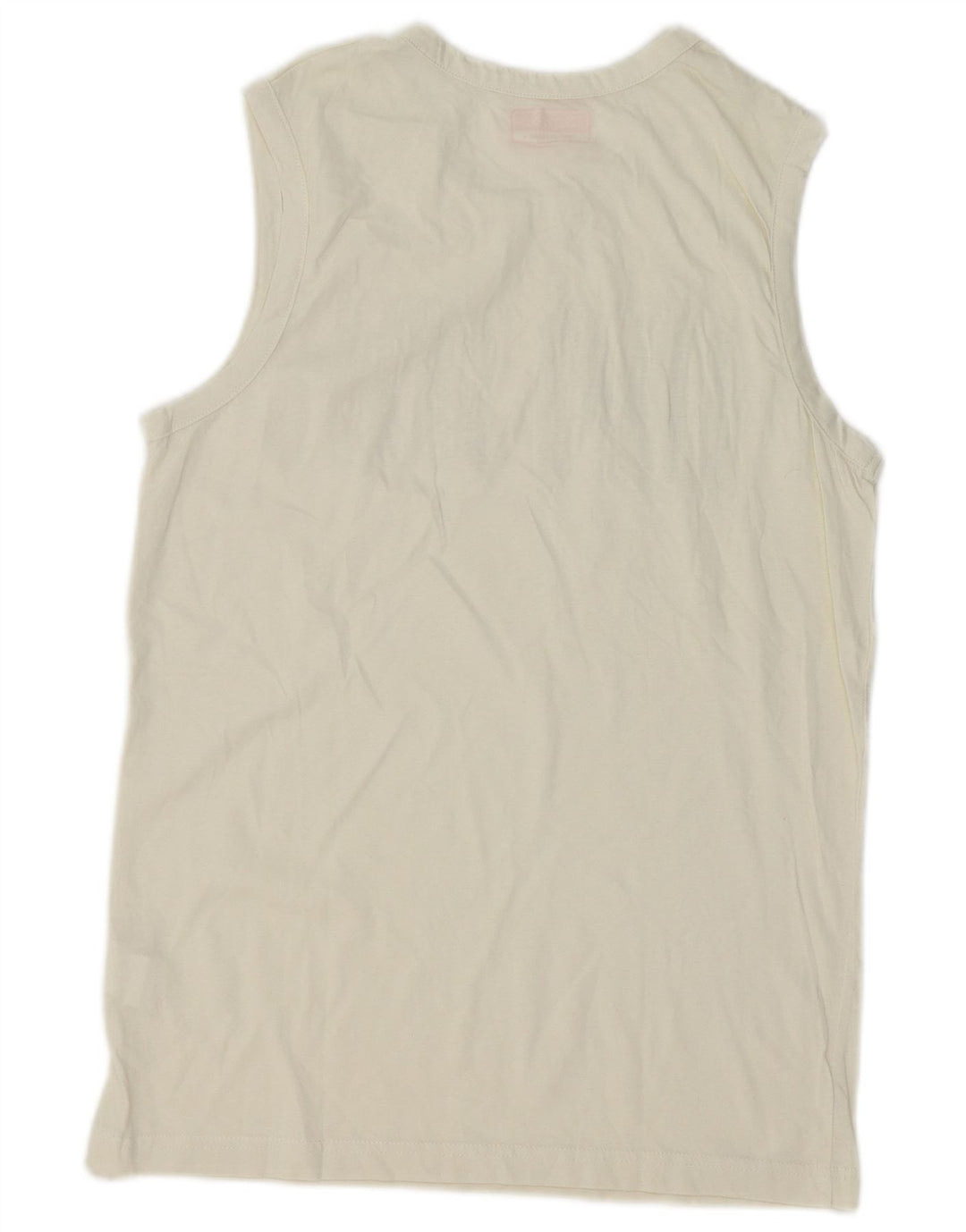 Kappa Mens Graphic T-Shirt Top Medium White Cotton