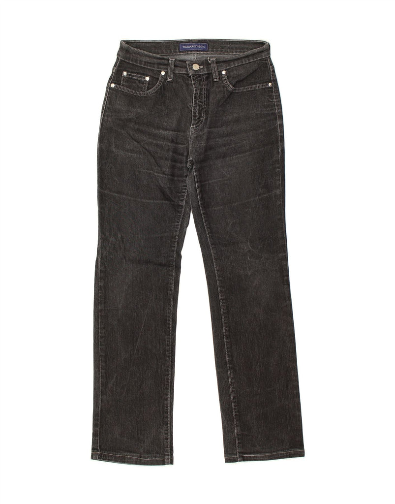 TRUSSARDI Womens Straight Jeans W27 L28 Black Cotton | Vintage Trussardi | Thrift | Second-Hand Trussardi | Used Clothing | Messina Hembry 