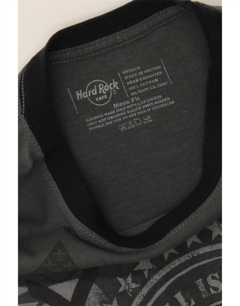 HARD ROCK CAFE Mens Munich Graphic T-Shirt Top Medium Grey Cotton Vintage Hard Rock Cafe and Second-Hand Hard Rock Cafe from Messina Hembry 