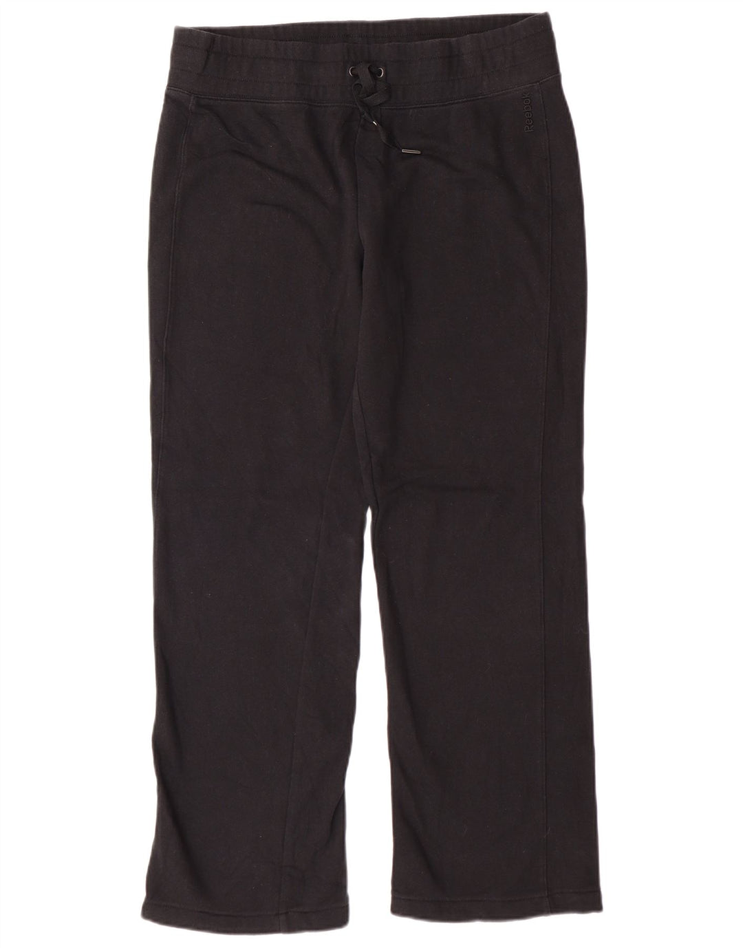 Reebok Womens Tracksuit Trousers UK 14 Medium Black Cotton