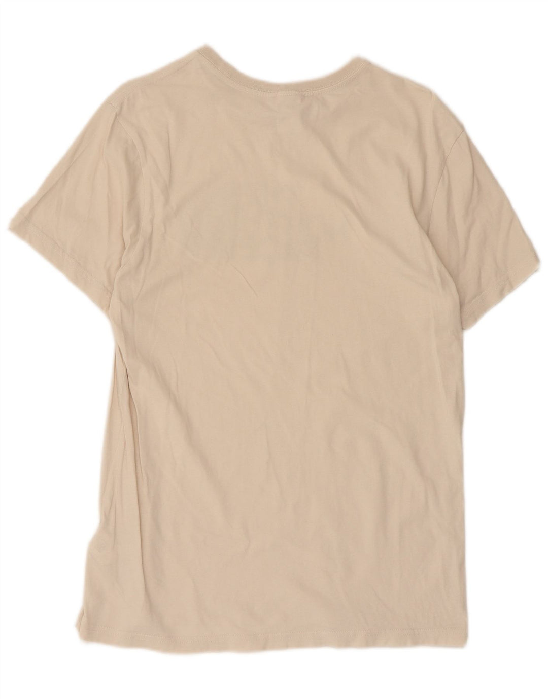 The North Face Mens Graphic T-Shirt Top Medium Beige Cotton