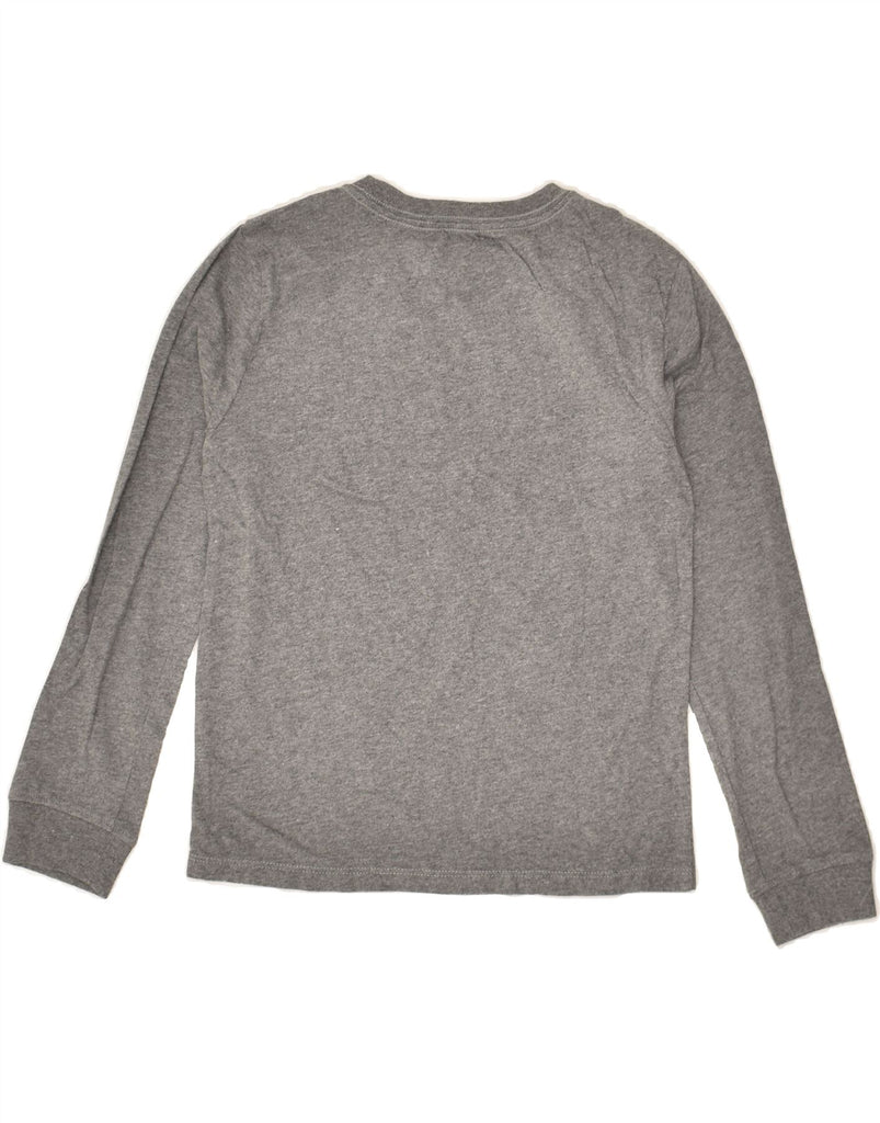 TOMMY HILFIGER Boys Graphic Top Long Sleeve 8-9 Years Medium Grey Cotton Vintage Tommy Hilfiger and Second-Hand Tommy Hilfiger from Messina Hembry 