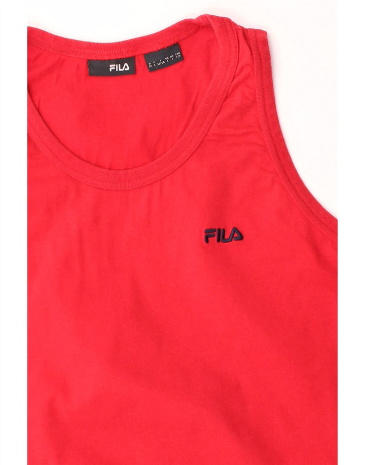 FILA Mens Large Red Vintage Fila and Second-Hand Fila from Messina Hembry 