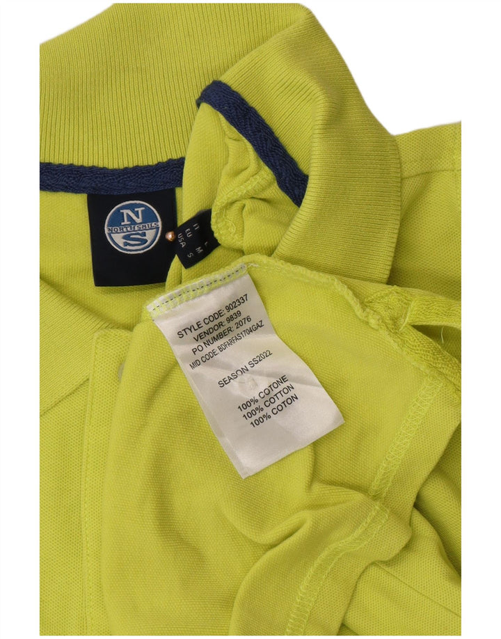 NORTH SAILS Mens Polo Shirt Medium Green Cotton