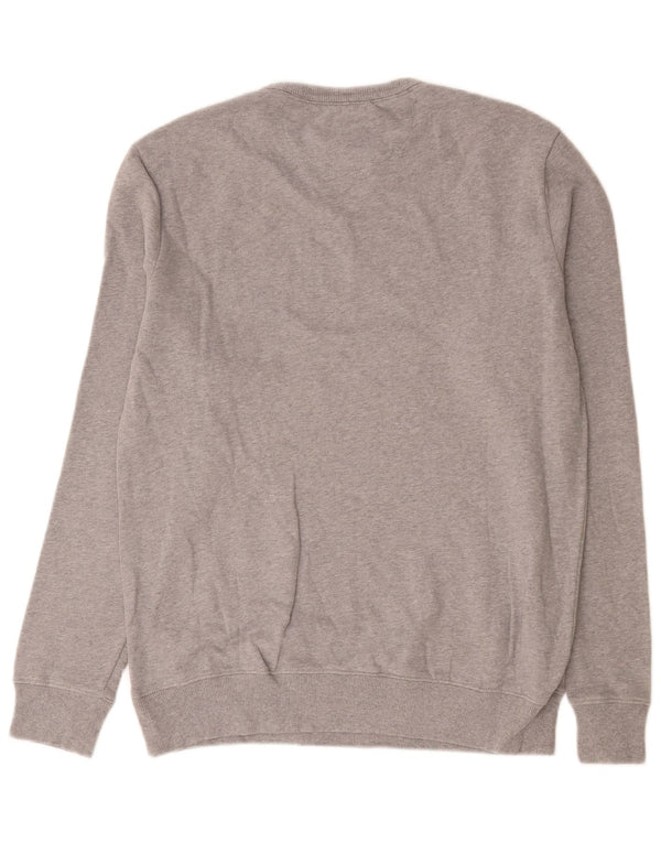 Timberland Mens Graphic Sweatshirt Jumper Small Grey Cotton