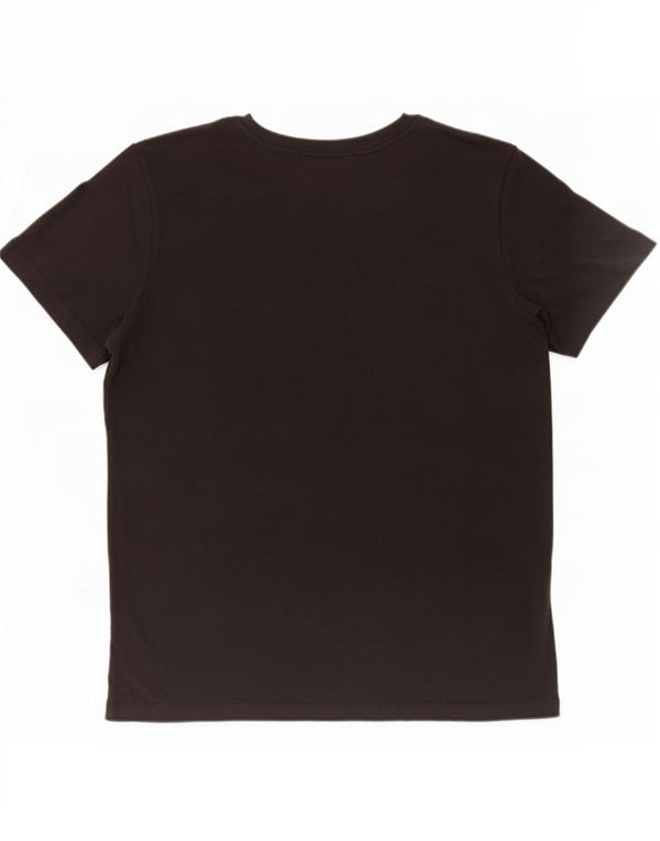 Calvin Klein Jeans Mens Graphic T-Shirt Top Large Black Colourblock Cotton